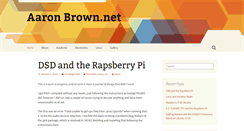 Desktop Screenshot of aaron-brown.net