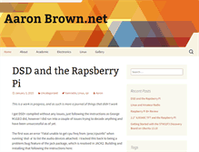 Tablet Screenshot of aaron-brown.net